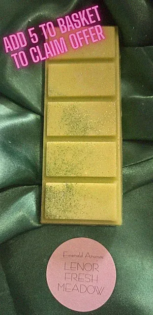 Wachsschmelze 50g Fresh Meadow Lenor inspirierte Wäsche starker Duft 4 kaufen 1 gratis erhalten