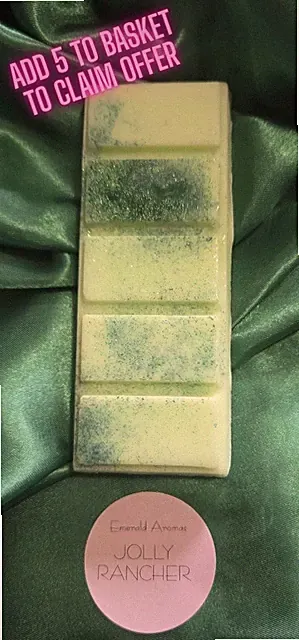 Wax Melt 50g Jolly Rancher Green Apple starker Duft handgemacht