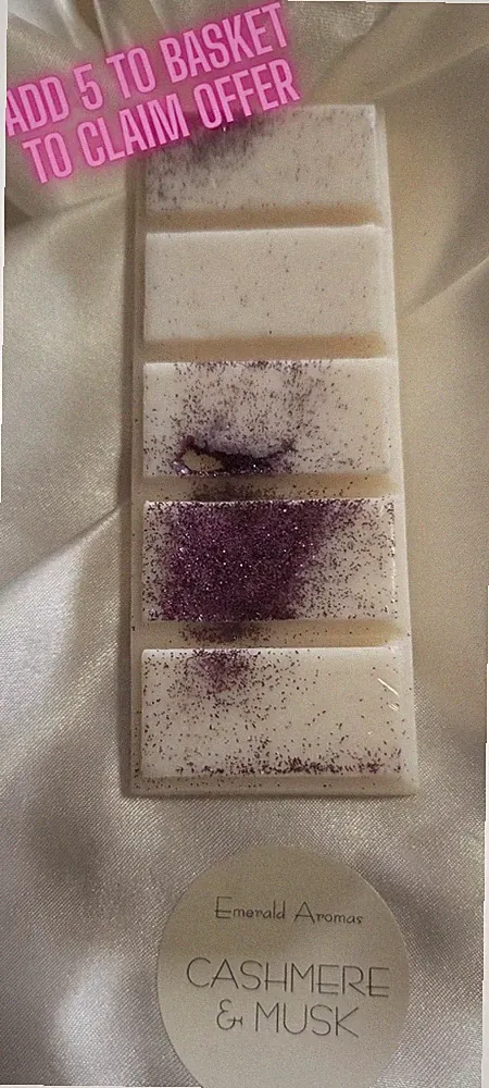 Wax Melt 50g Kaschmir & Moschus starker Duft 4 kaufen 1 gratis erhalten