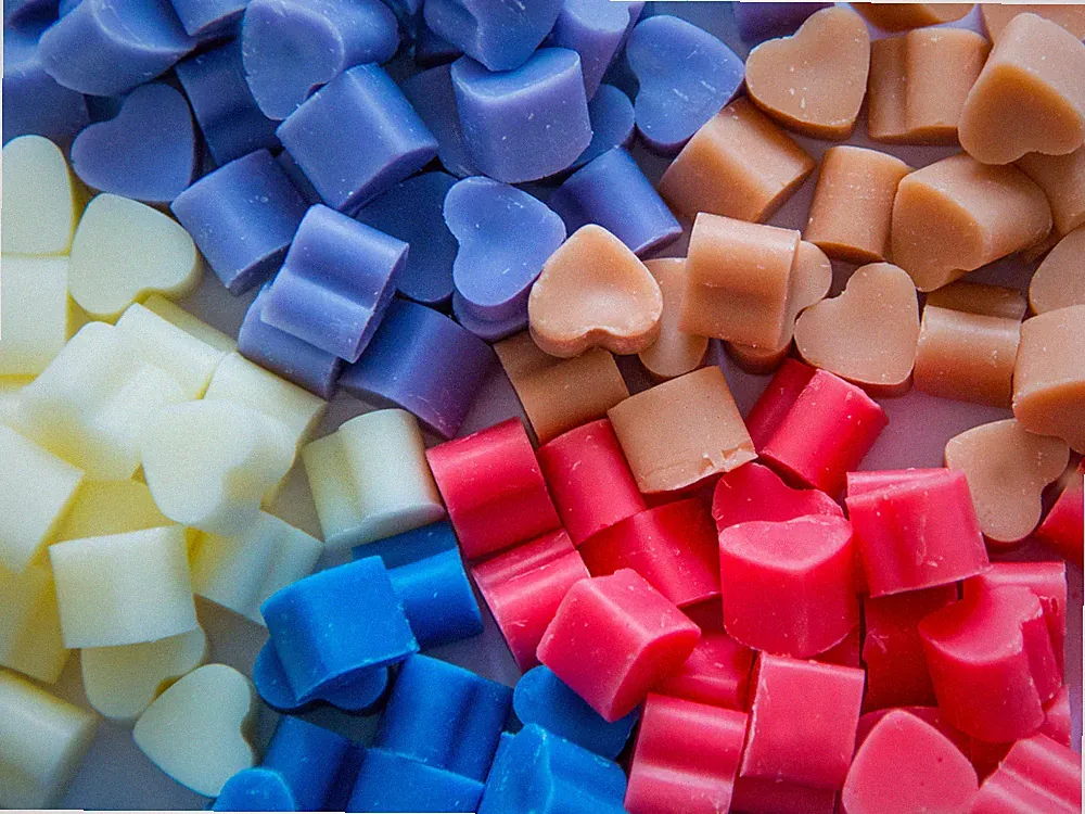 Wax Melts 20x stark duftendes Mini Herzen Sojawachs KAUFEN SIE 4 ERHALTEN SIE 1 GRATIS viele Düfte