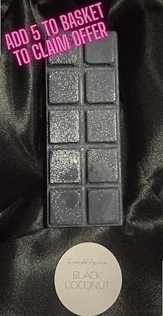Wax Melts 50g Black Coconut Yankee Candle inspiriert starker Duft 4 kaufen 1 gratis erhalten
