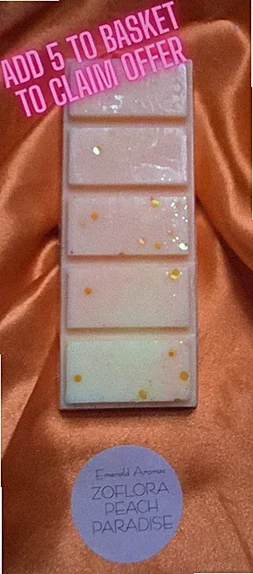 Wax Melts Large 50g Zoflora Peach Paradise starker Duft 4 kaufen 1 gratis erhalten