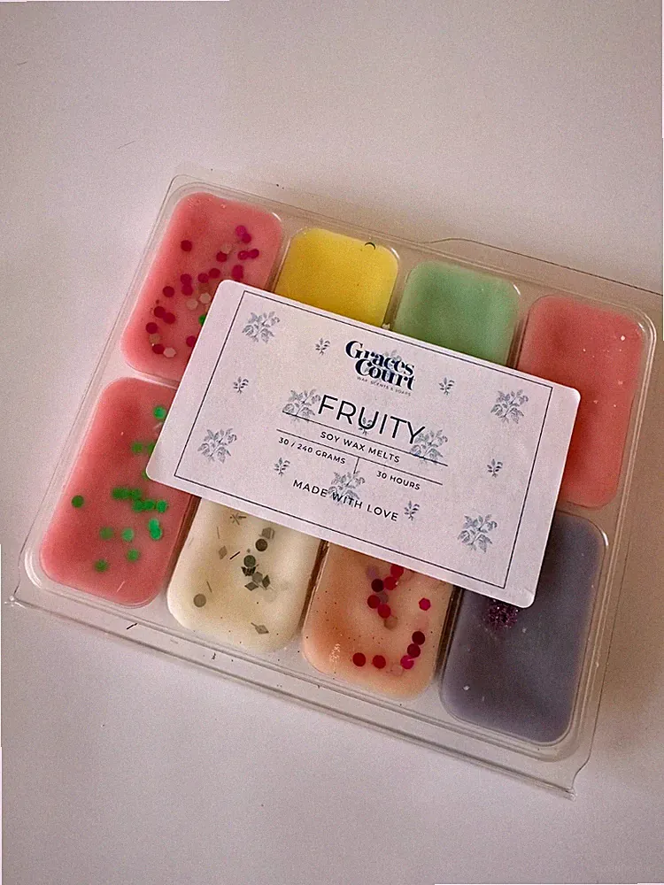 Wax Melts Probenbox - stark duftend - Dupes - fruchtig - Wäsche - Weihnachten