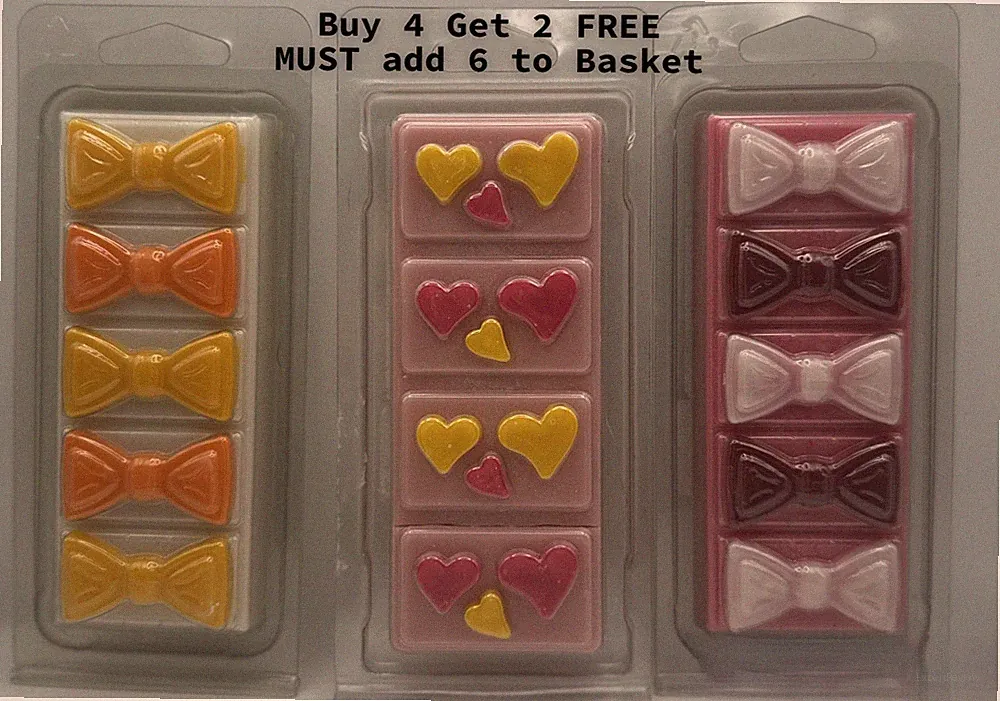 Wax Melts Snap Bars 50g stark duftend KAUFEN SIE 4 ERHALTEN SIE 2 GRATIS. Weihnachtsdüfte sofort erhältlich!