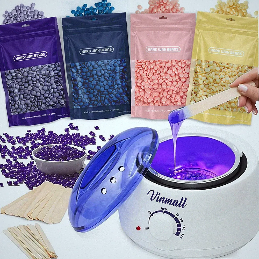 Waxing set Wachsmaschine Wachswärmer gerät,mit Wachsperlen für Haarentfernung