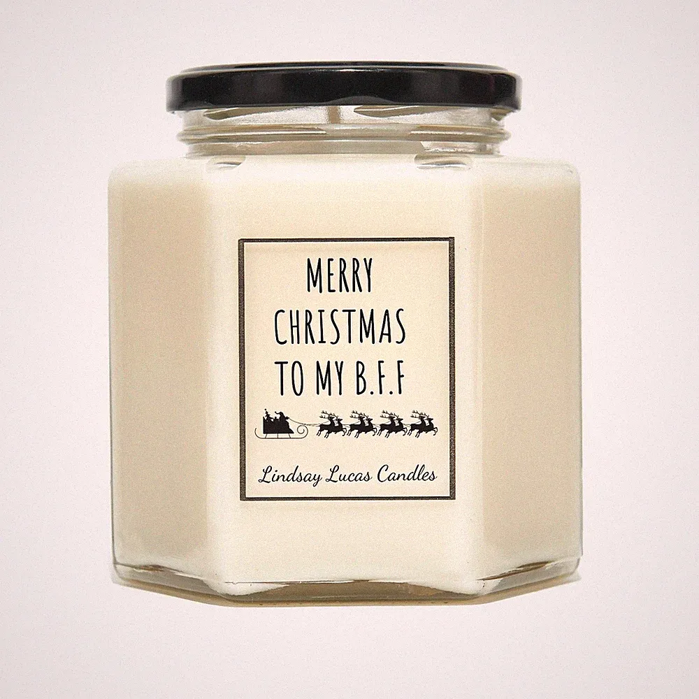 Weihnachtsgeschenk für B.F.F, Kerzen, Kerze, Duftkerze, Weihnachtskerze