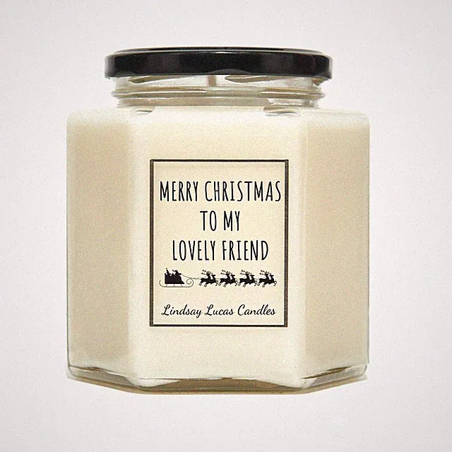 Weihnachtsgeschenk für Freund, Kerzen, Kerze, Duftkerze, Weihnachtskerze