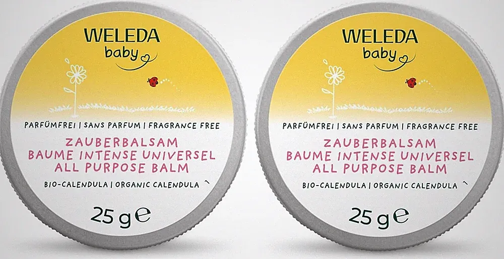 WELEDA Bio Baby Calendula Zauberbalsam - Naturkosmetik Universal Balsam Für Gesi