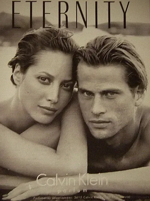 WERBUNG 1994 ETERNITY CALVIN KLEIN PARFUM - WERBUNG