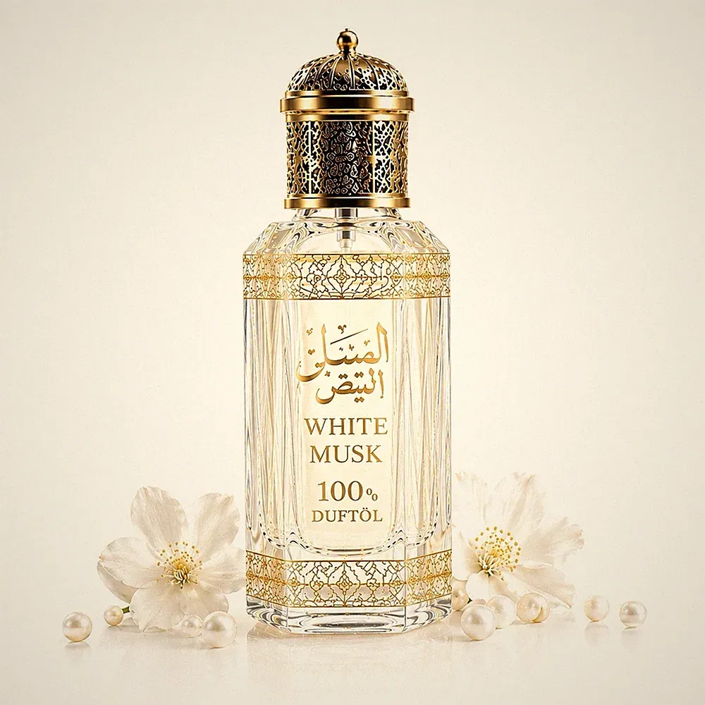 White Musk Duftöl 3ml Luxus Moschus Duft Warm Pudrig Unisex Premium Parfüm