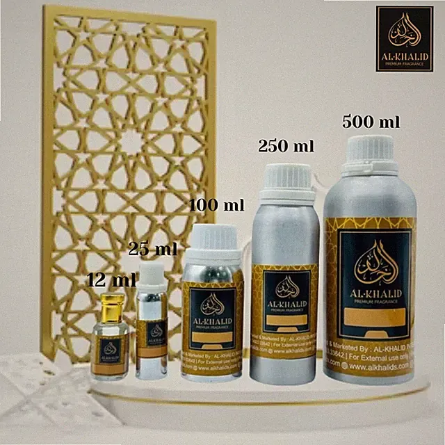 WHITE ROSE Long Lasting Al Khalid Fresh Fragrance Concentrated Parfüm Attar Oil