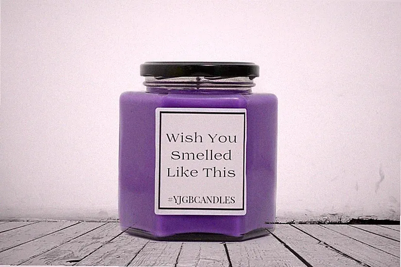 Wish You Smelled Like This, reif, lustiges Geschenk, Kerzen, Kerze, Duftkerze