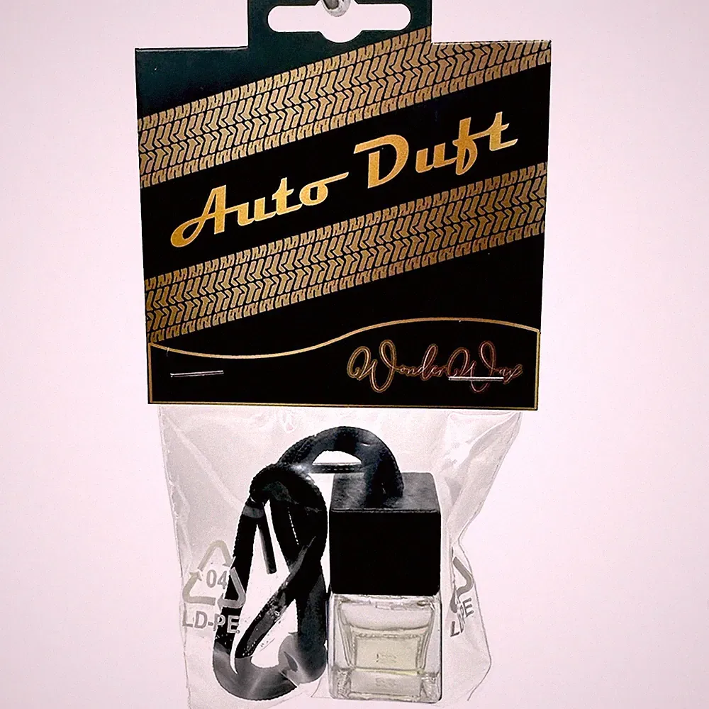 WonderWax® Auto Duft Quadratisch klar-schwarz 8 ml|Innenraum Deko Parfüm