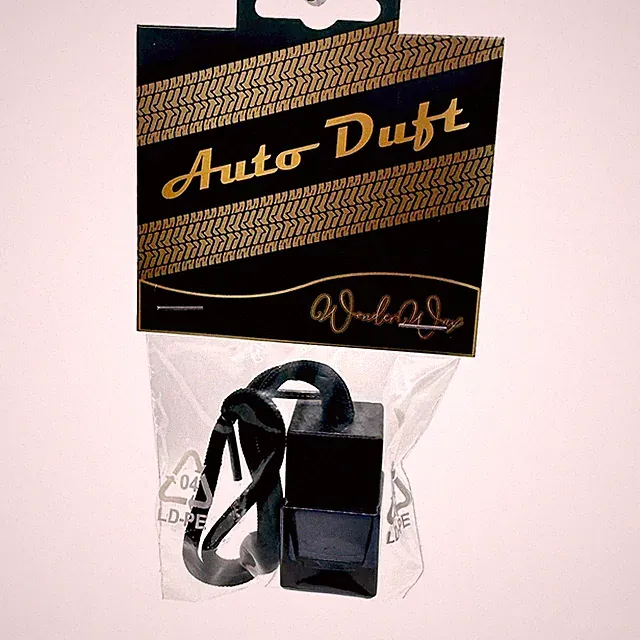 WonderWax® Auto Duft Quadratisch schwarz-schwarz 8 ml|Kaugummi|Innenraum Parfüm