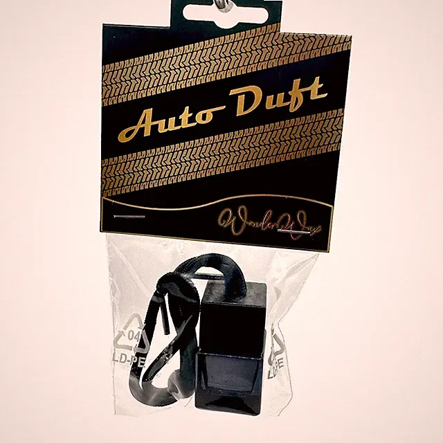 WonderWax® Auto Duft Quadratisch schwarz-schwarz 8 ml|Marzipan|Innenraum Parfüm