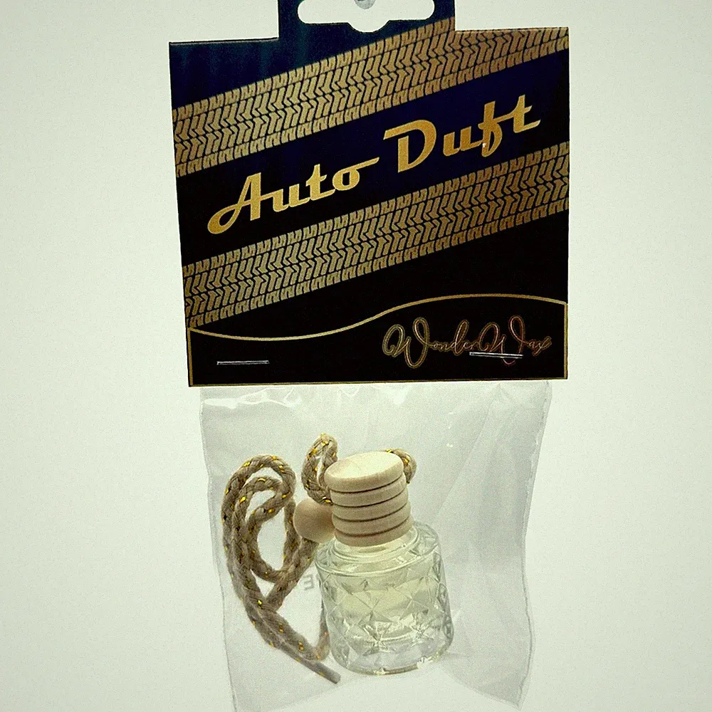WonderWax® Auto Duft rund schwarz 9 ml|Innenraum Deko Parfüm