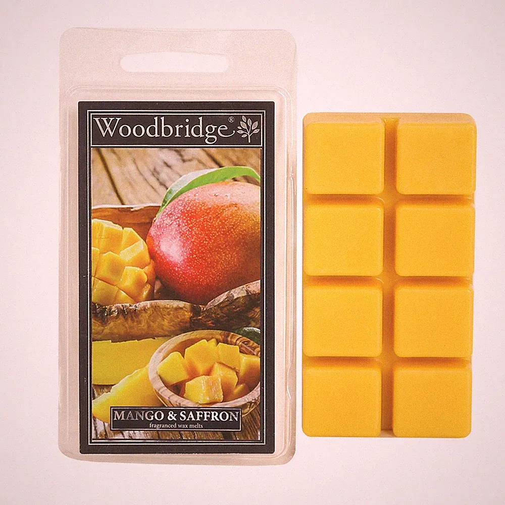 WOODBRIDGE Duftwachs Tart Melt Pack 68g MANGO & SAFRAN tropisch, würzig
