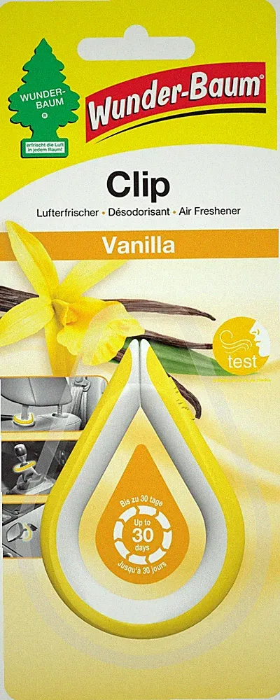 WUNDER-BAUM Clip Vanille Wunderbaum Vanilla Duft Lufterfrischer