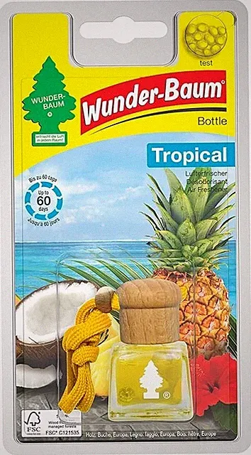 Wunderbaum Bottle Duft Flakon Tropical WUNDER-BAUM Lufterfrischer 4,5 ml