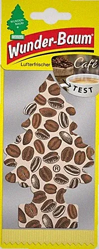 Wunderbaum® Café, Kaffee - Original Auto Duftbaum Lufterfrischer