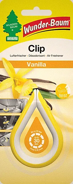 Wunderbaum Clip Wunder Baum Lufterfrischer Duftbaum Vanille Vanilla