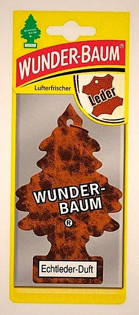 Wunderbaum Duftbäume Lufterfrischer Lufterfrischer Echtleder 1 er