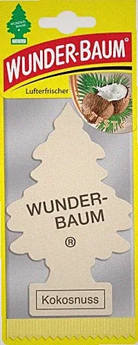 Wunderbaum® Kokosnuss - Original Auto Duftbaum Lufterfrischer
