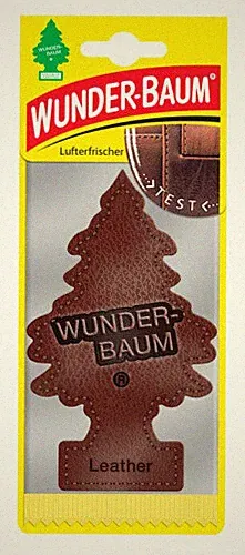 Wunderbaum Lufterfrischer Leather Echtleder Leder