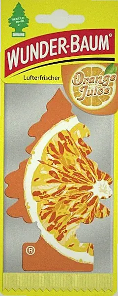 Wunderbaum Papierlufterfrischer Orange Juice Lufterfrischer
