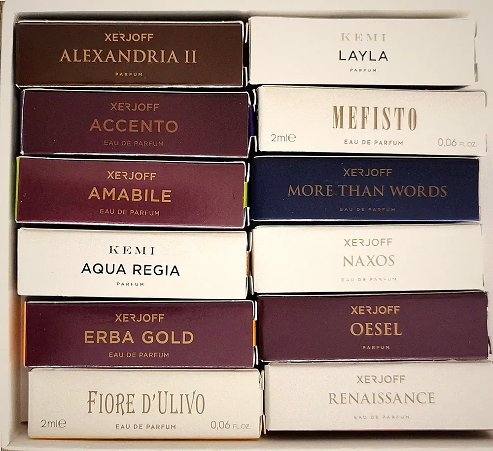 Xerjoff Eau de Parfum 12 x 2ml(24ml) für Damen & Herren, Neu