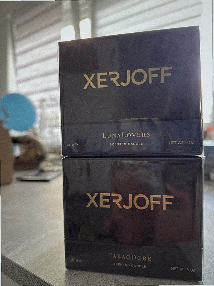 XERJOFF Luna Lovers + Tabac Doré Duftkerzen 170g | 2er Set | Neu & OVP