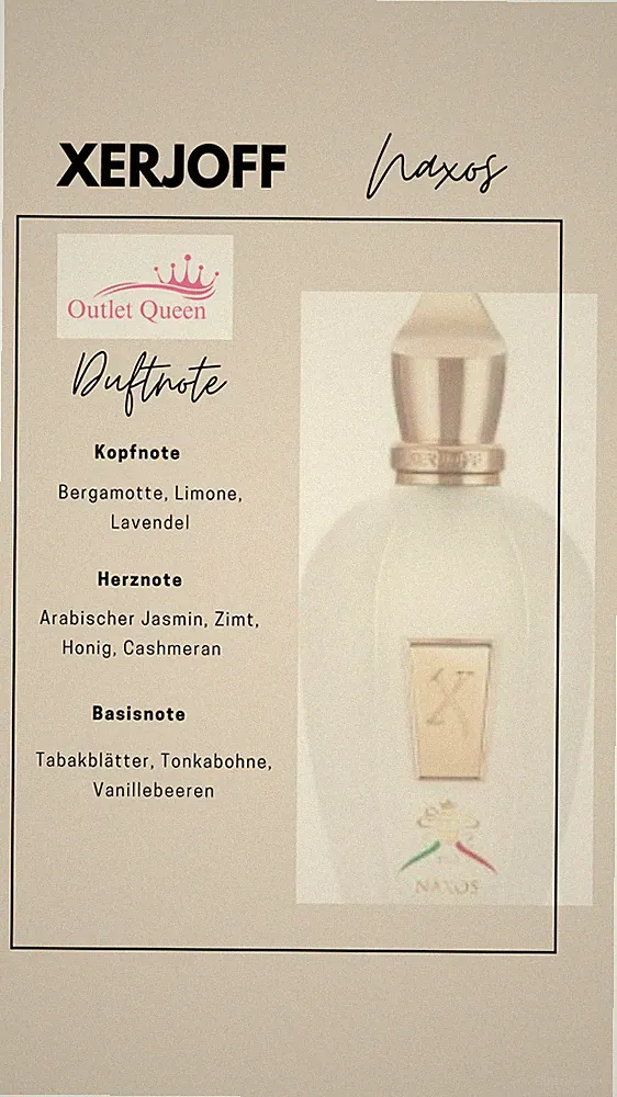 Xerjoff NAXOS Herrenparfum 100 ml Eau de Parfum XJ 1861 Naxos MEGA TOP