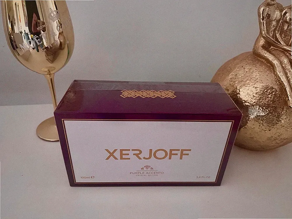 XERJOFF PURPLE ACCENTO CRYSTAL EDITION – 100 ML – SEALED – KRISTALLFLAKON