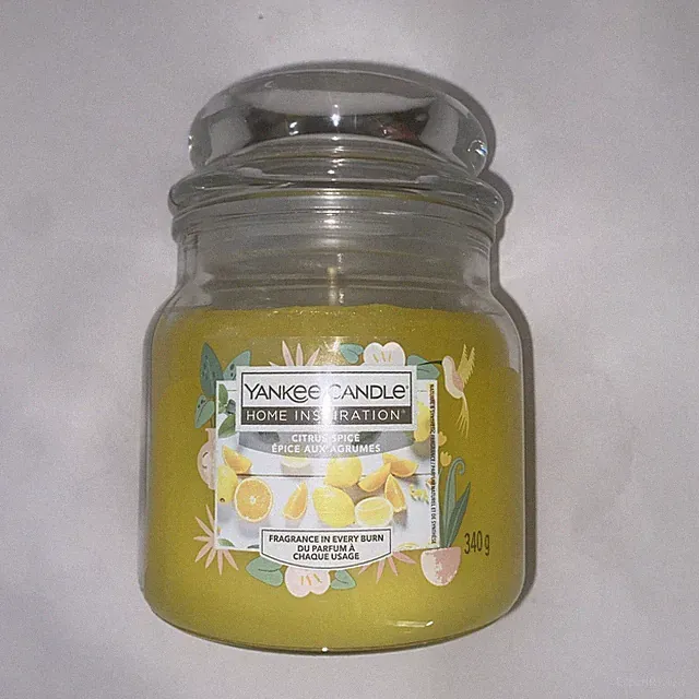 Yankee Candle Citrus Spice Medium Jar 340g Home Inspiration Duft