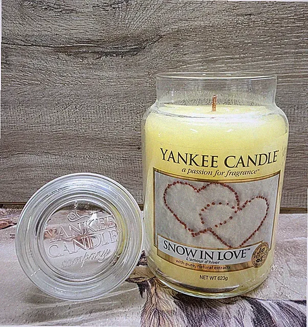 Yankee Candle Large Jar Snow In Love Discontinued Scent Classic Label VHTF Neu