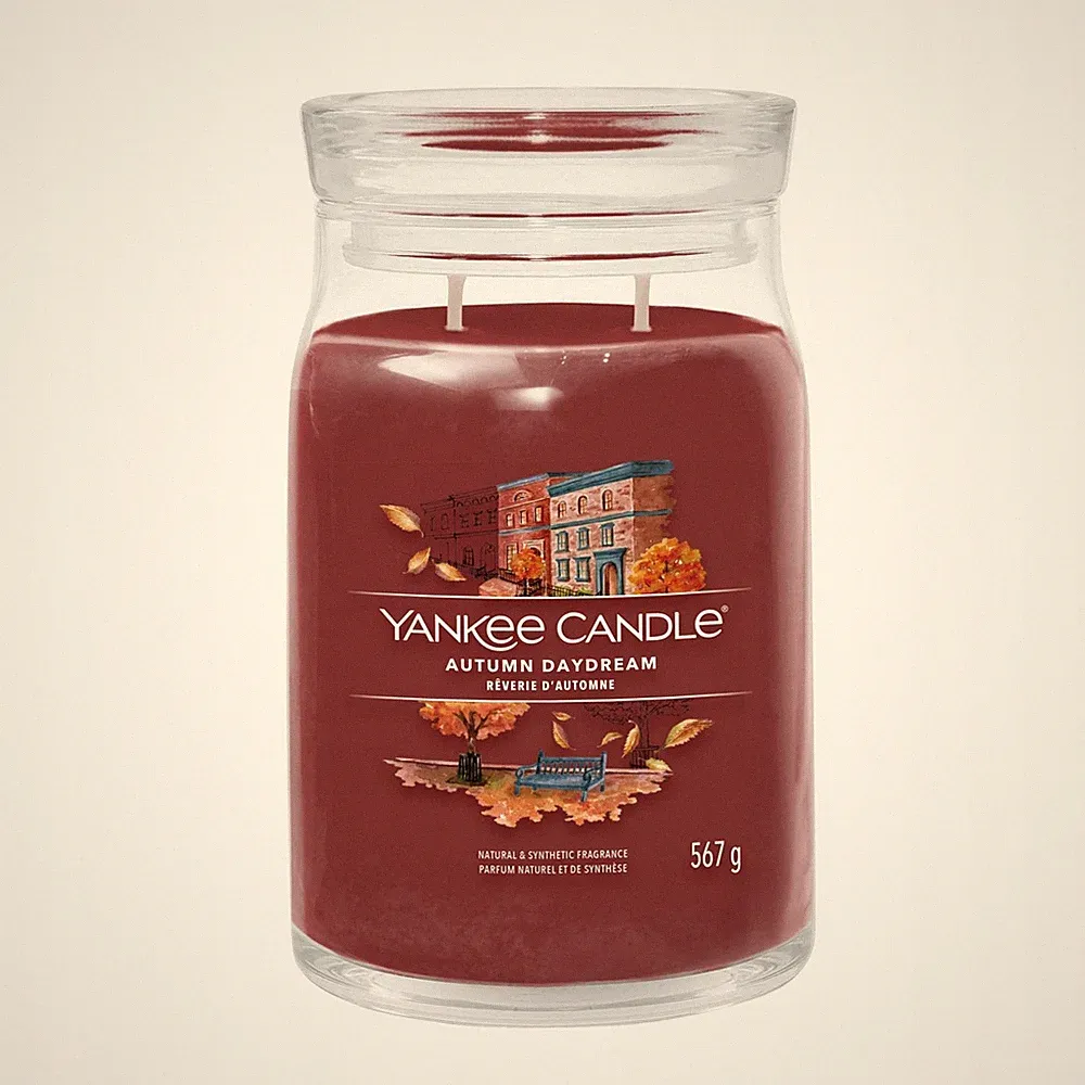 Yankee Candle Signature Large Duftkerze im Glas - Autumn Daydream Duft