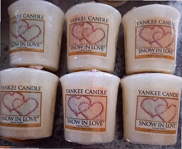 Yankee Candle SNOW IN LOVE x 6 Rarität Votivduft