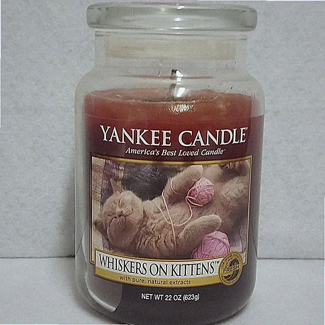 Yankee Candle Whiskers On Kittens Retired Large 22oz Fresh Fragrance Collection