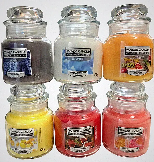Yankee Duftkerze im Glas 3 x 104g verschiedene Düfte Wax Melt Duft