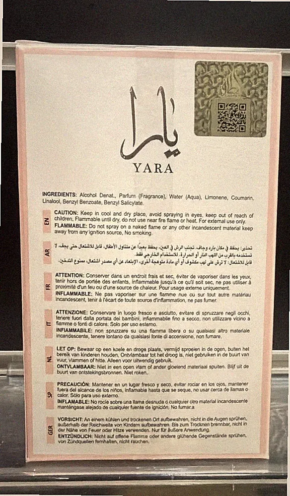 Yara Parfüm für Frauen - Arabische Latafa Old Langzeit - Eau De Toilette 100ML!