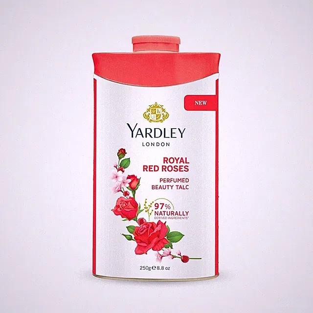 Yardley London Royal Red Rose Perfumed Beauty Talkum Powder Jumbo Size 250g UK