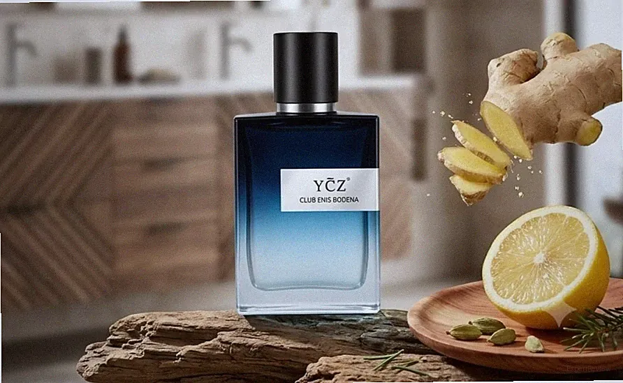 YCZ Aromatic Wood Eau de Parfum 50ml Herren Zitrone Ingwer Frisch Summer EDP