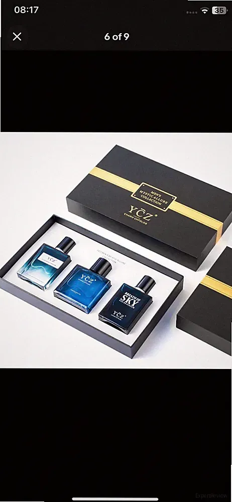 YCZ Men's Mystic Allure Collection Eau de Parfum Spray 3x50 ml Bergamotte