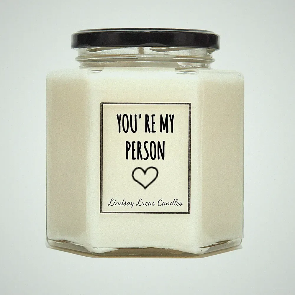 You're My Person Duftkerze, Geschenk für Freund/Freundin