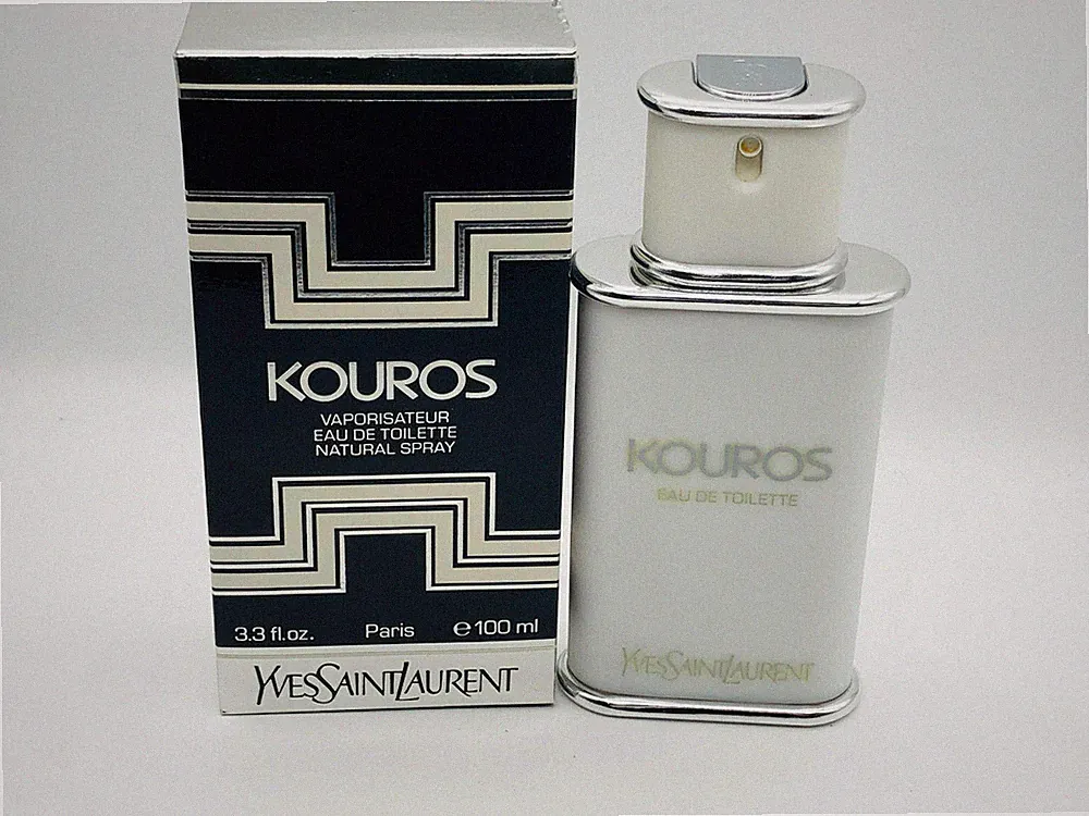 YSL KOUROS VINTAGE 100 ml PARFÜM YVES SAINT LAURENT PARIS COTR EDT SPRAY 1985
