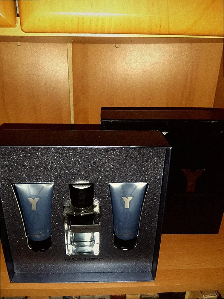 YSL Y Set, 60 ml EdT +50 ml Showergel+50 ml After Shave Balsam absolut NEU OVP