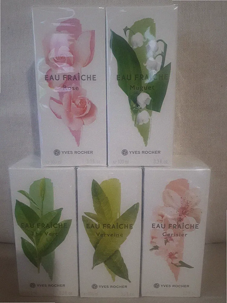 Yves Rocher Damen Parfum ROSE - SOOR - THE VERDE - VERVENA - BLUMEN WIMPERN