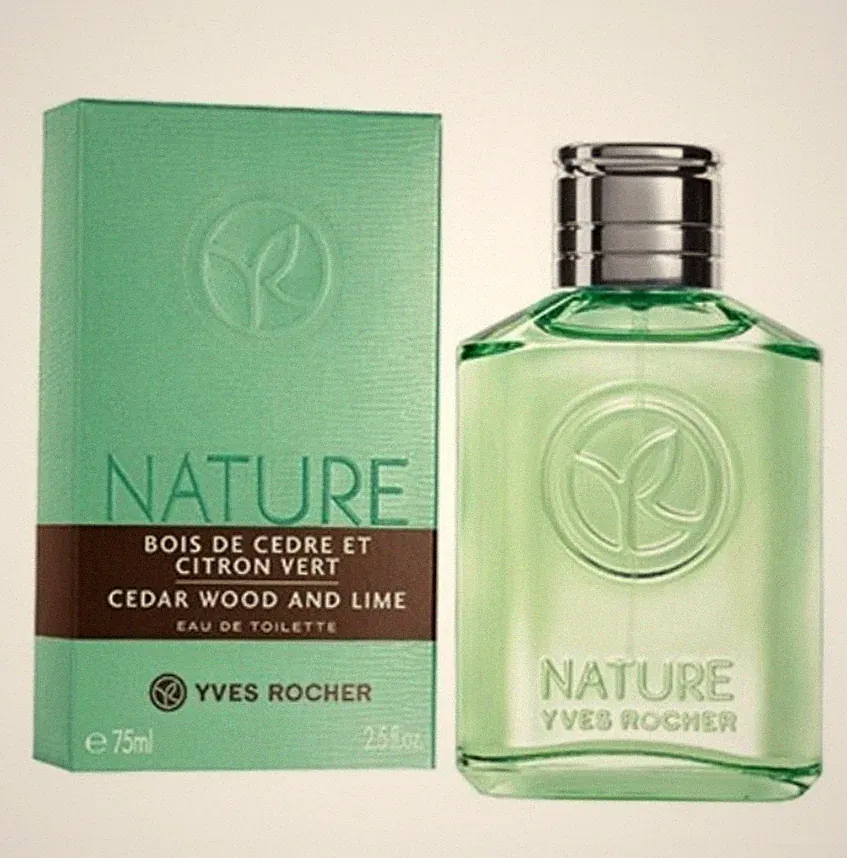 Yves Rocher Parfum NATURE Bois de Cedre Cedar Eau de Toilette 75ml -- NEU -- OVP
