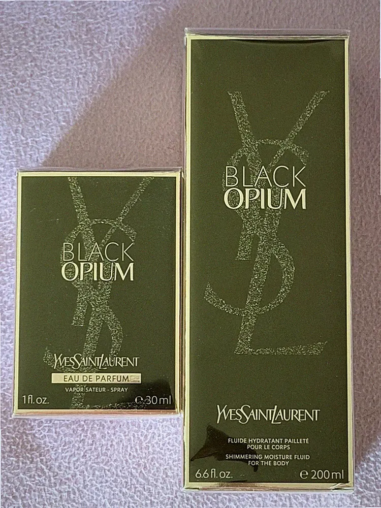 Yves Saint Laurent Black Opium EDP 30 ml + Lotion 200 ml NEU Original Verpackt
