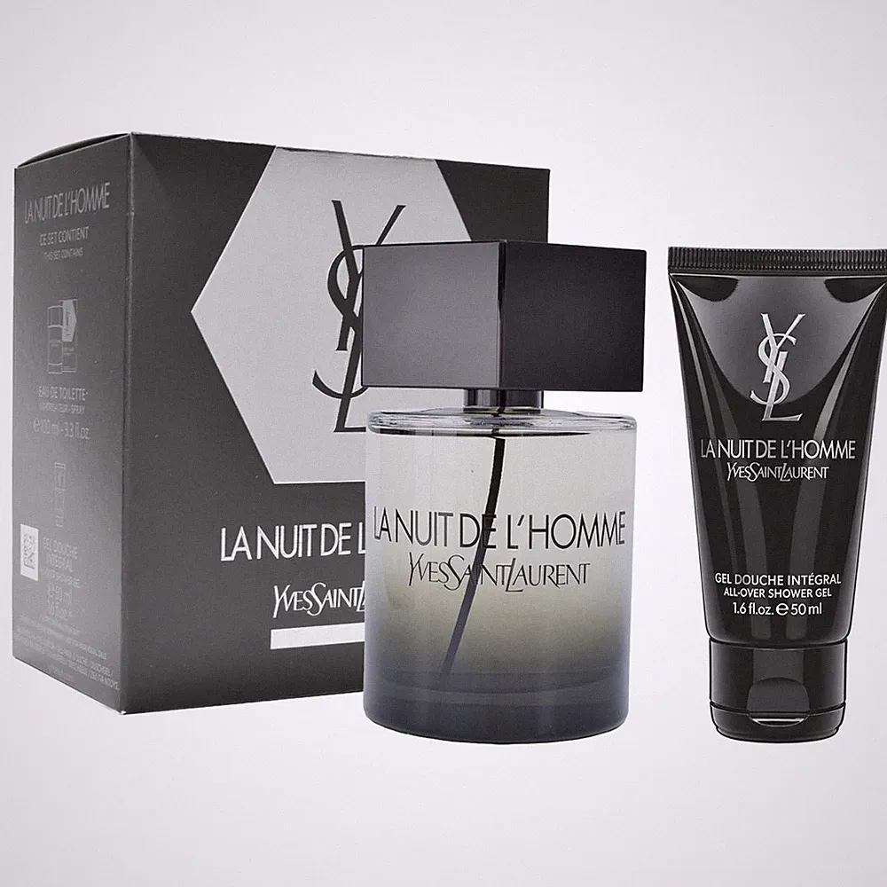 Yves Saint Laurent La Nuit de L'Homme Eau de Toilette 100 ml + Shower Gel Herren